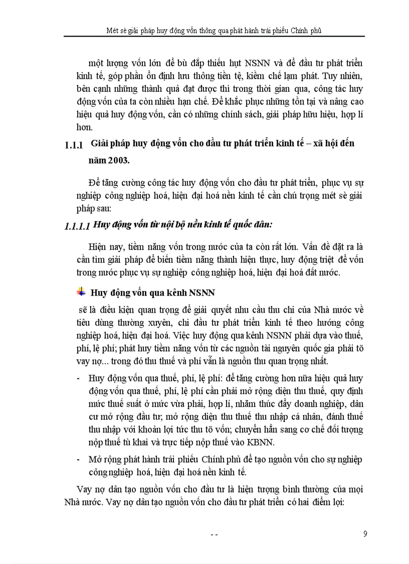 image for page Một số giải pháp huy động vốn thông qua phát hành trái phiếu Chính phủ ở KBNN Hà Tây -