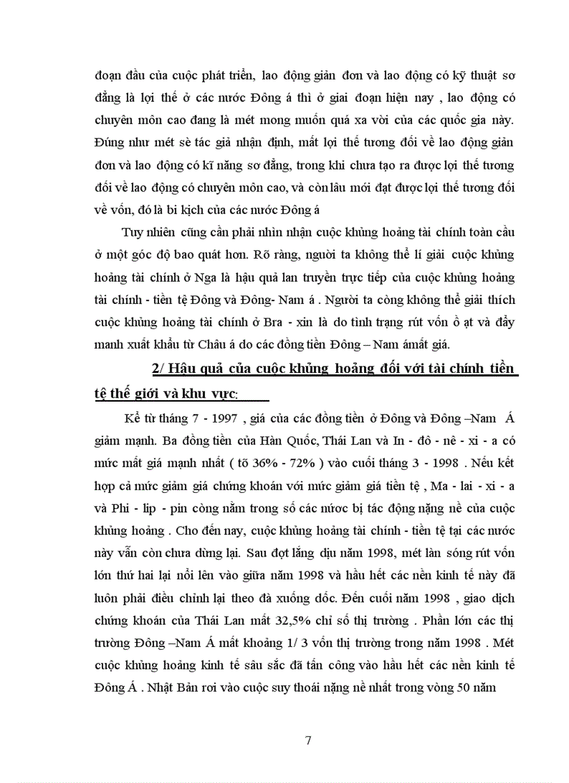 image for page Tiểu luận triết học: vận dụng cặp phạm trù nguyên nhân- hệ quả phân tích cuộc khủng hoảng kinh tế châu á 1997.