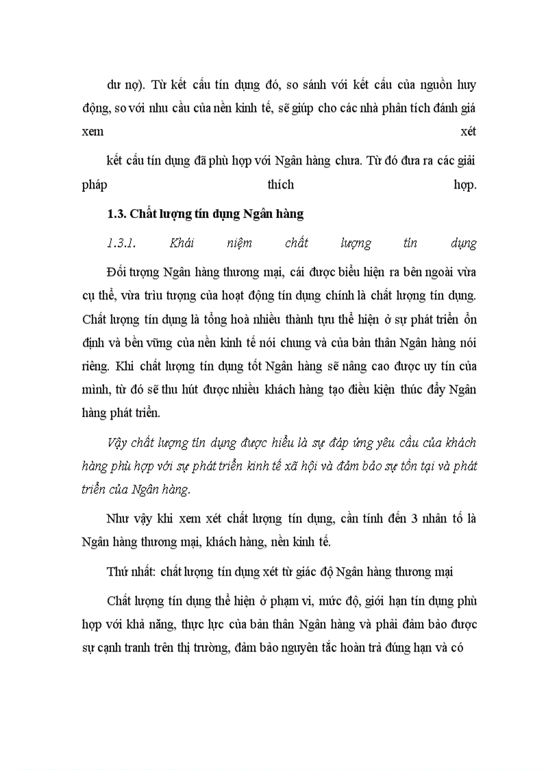 image for page Giải pháp nâng cao chất lượng tín dụng tại Ngân hàng nông nghiệp và phát triển nông thôn quận Thanh Xuân
