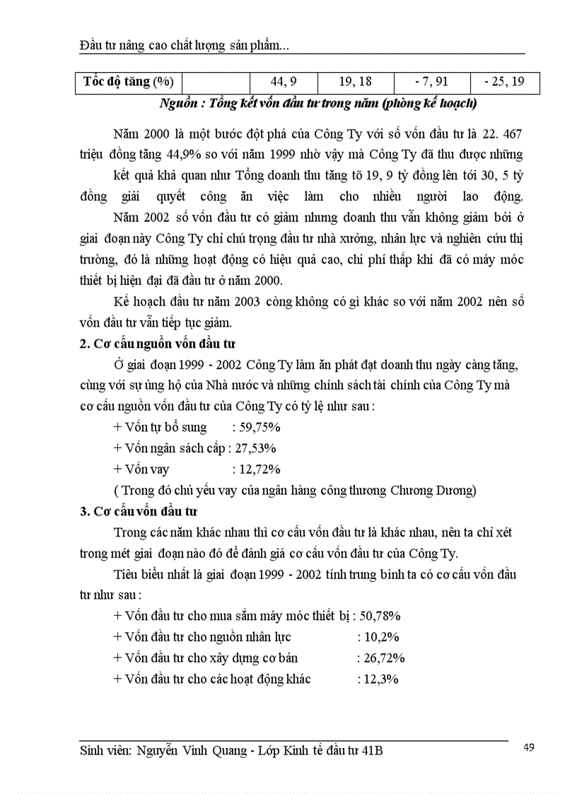 image for page Thực trạng đầu tư nâng cao chất lượng sản phẩm của Công Ty nhựa