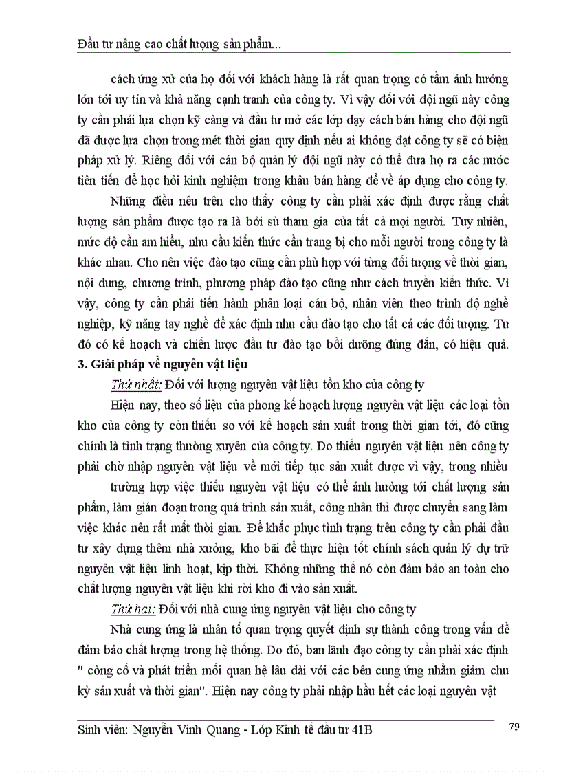 image for page Thực trạng đầu tư nâng cao chất lượng sản phẩm của Công Ty nhựa