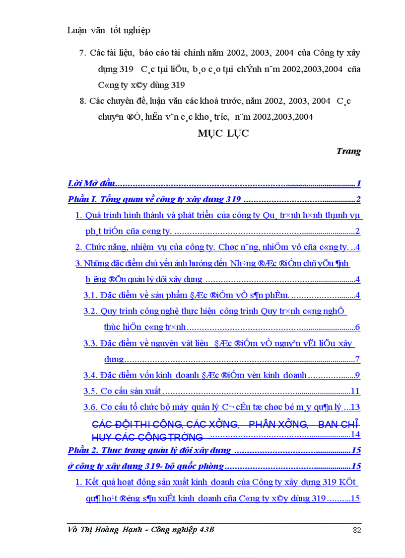 image for page Tăng cường quản lý đội xây dựng ở Công ty xây dựng 319 – Bộ Quốc Phòng