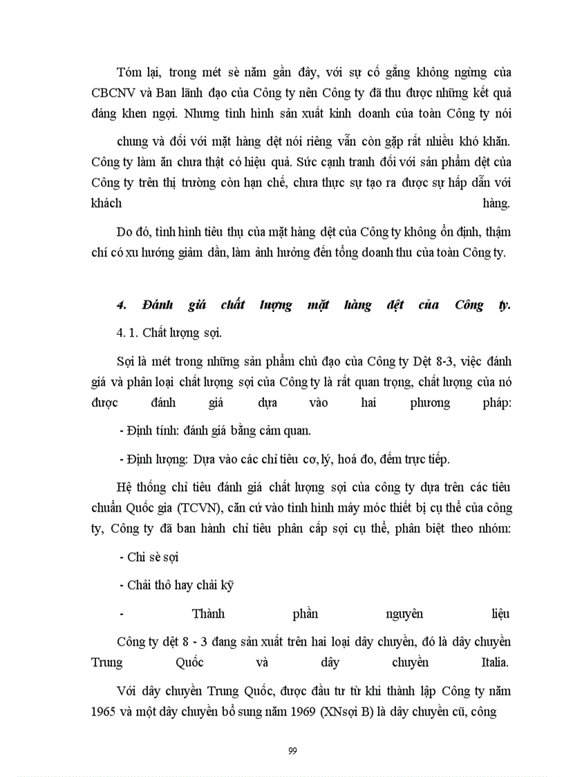 image for page Sản xuất kinh doanh đối với mặt hàng dệt của công ty