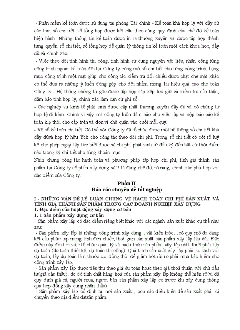 image for page Tổ chức hạch toán chi phí sản xuất kinh doanh để tính giá thành sản phẩm ở công ty cổ phần xây dựng số 7-Vinaconex7