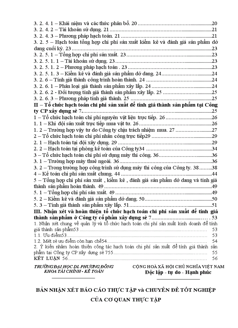 image for page Tổ chức hạch toán chi phí sản xuất kinh doanh để tính giá thành sản phẩm ở công ty cổ phần xây dựng số 7-Vinaconex7