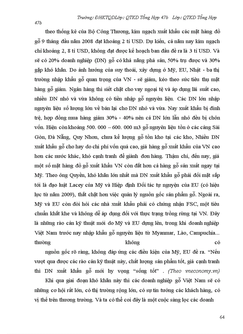 image for page Xuất khẩu gỗ và sản phẩm gỗ của Việt Nam sang các thị trường