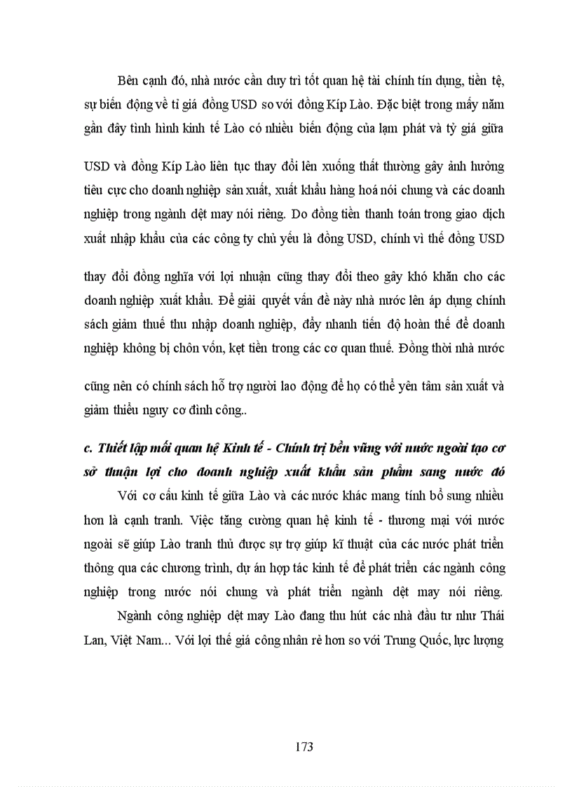 image for page Một số giải pháp nhằm đẩy mạnh hoạt động xuất khẩu của Công ty dệt may KienViLay ở nước CHDCND Lào