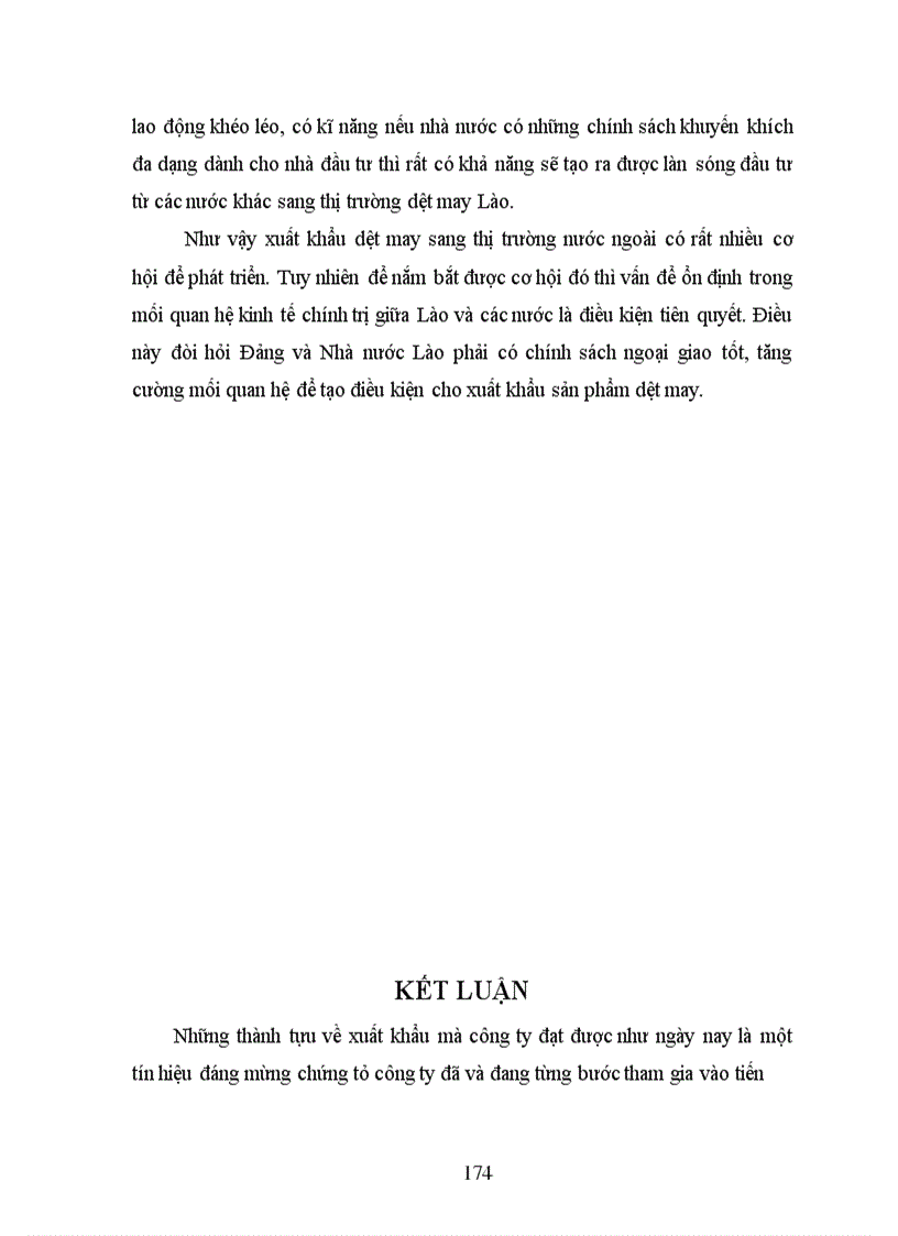 image for page Một số giải pháp nhằm đẩy mạnh hoạt động xuất khẩu của Công ty dệt may KienViLay ở nước CHDCND Lào