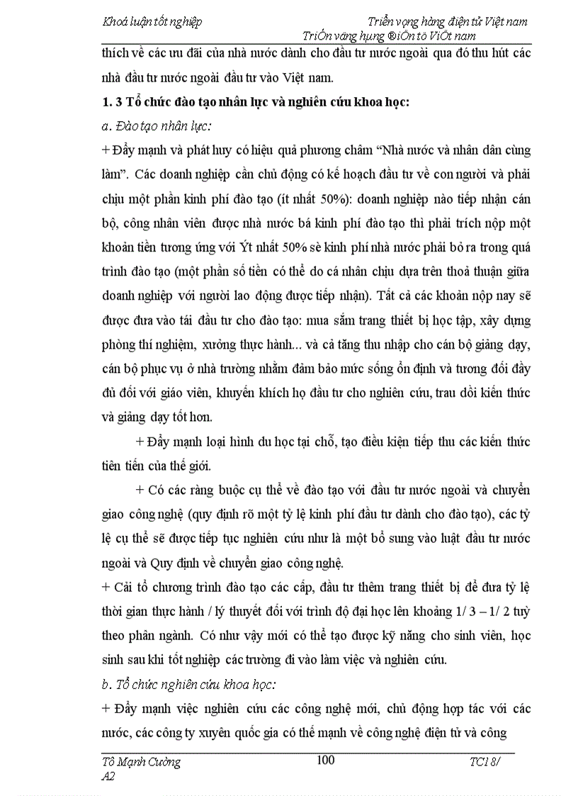 image for page Một số giải pháp chủ yếu nhằm phát triển hàng điện tử Việt nam