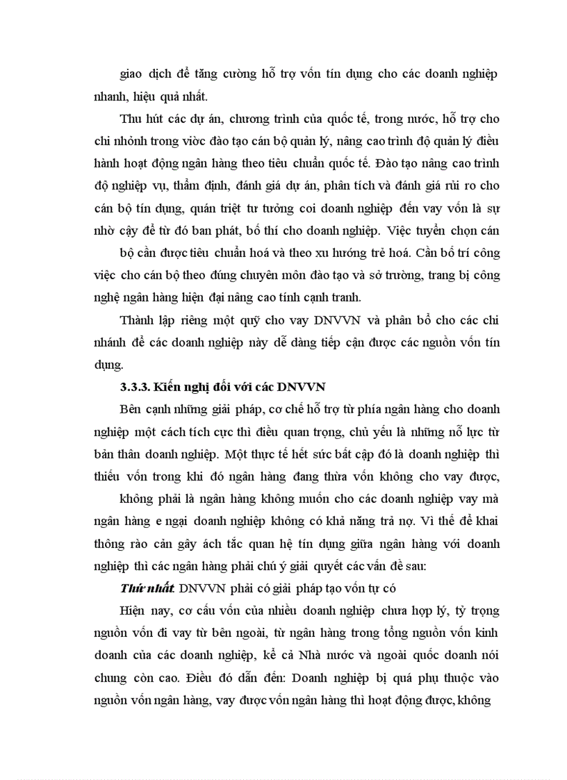 image for page Phát triển hoạt động tín dụng đối với các doanh nghiệp vừa và nhỏ tại Ngân hàng thương mại cổ phần quân đội – Chi nhánh Minh Khai