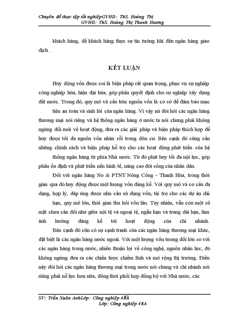 image for page Giải pháp nâng cao hiệu quả của hoạt động huy động vốn tại Ngân Hàng Nông Nghiệp và Phát triển Nông Thôn Nông Cống – tỉnh Thanh Hóa