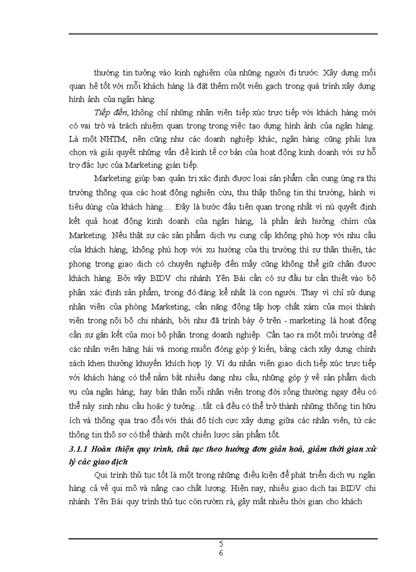 image for page Phát triển sản phẩm dịch vụ ngân hàng tại BIDV chi nhánh Yên Bái.