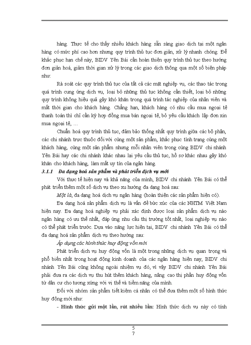 image for page Phát triển sản phẩm dịch vụ ngân hàng tại BIDV chi nhánh Yên Bái.