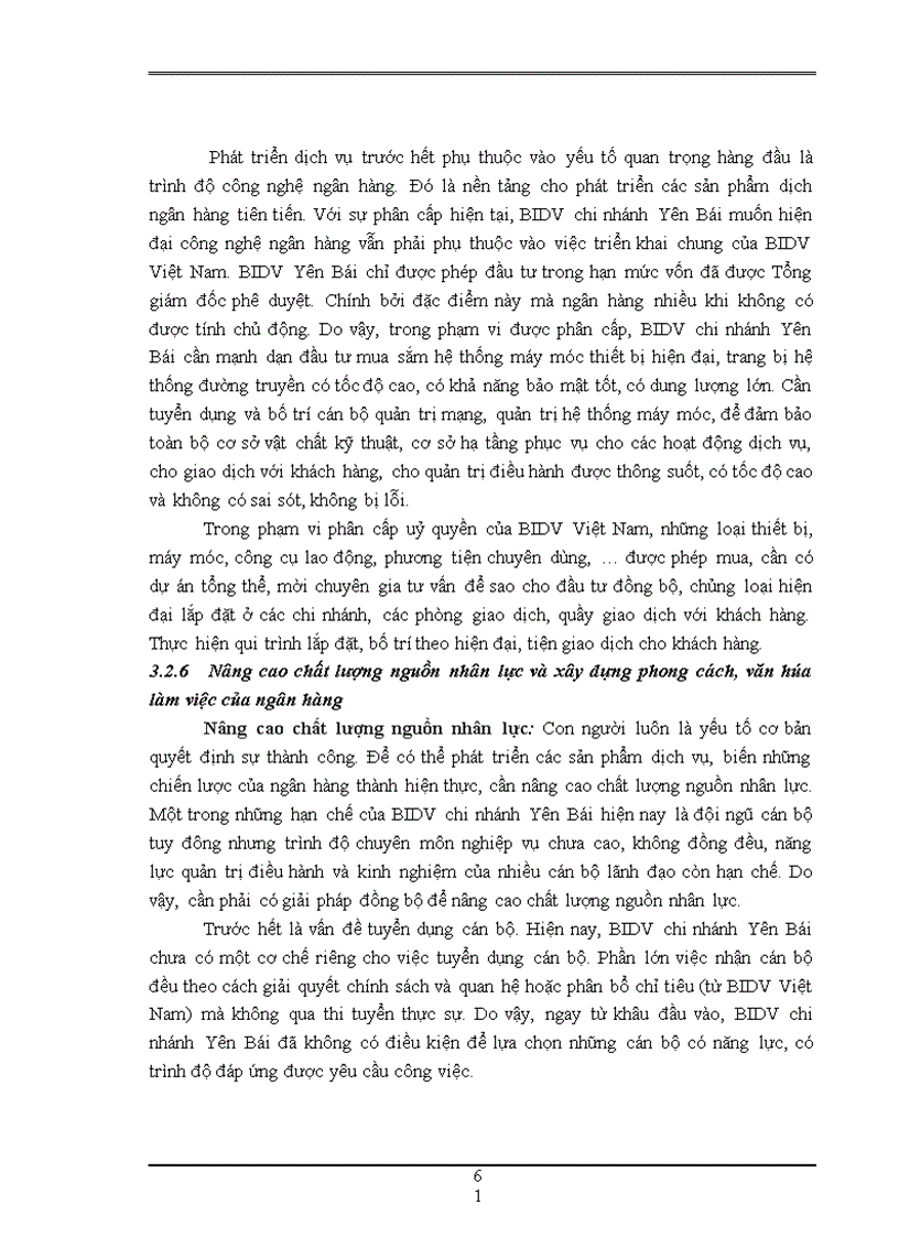 image for page Phát triển sản phẩm dịch vụ ngân hàng tại BIDV chi nhánh Yên Bái.