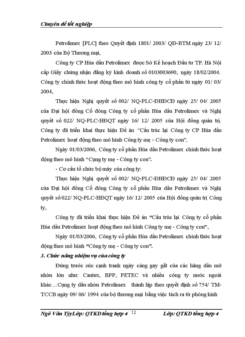 image for page Nâng cao chất lượng dịch vụ bán sản phẩm dầu mỡ nhờn tại công ty cổ phần hóa dầu Petrolinex -