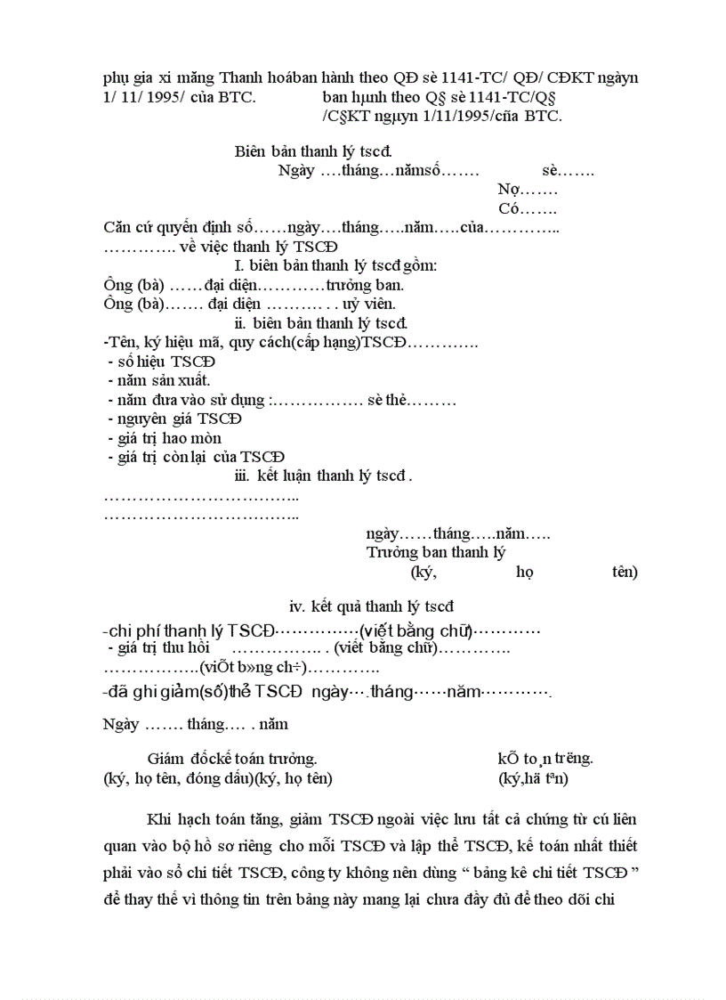 image for page Tổ chức hạch toán TSCĐ vói viêc quản lý và nâng cao hiệu quả sử dụng TSCĐ