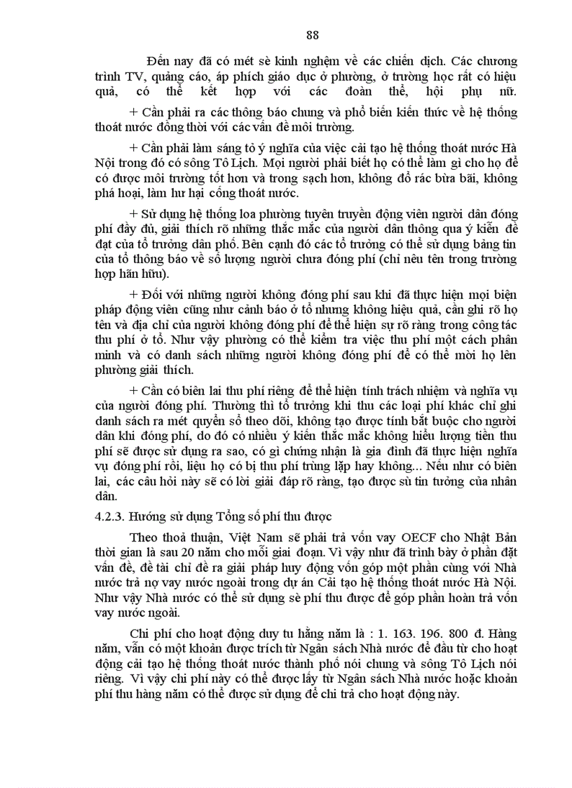 image for page Xây dựng mô hình xác định mức phí đóng góp của cộng đồng dân cư trực tiếp hưởng lợi từ việc cải thiệnmôi trường sông Tô Lịch giúp giảm bớt gánh nặng chi tiêu Ngân sách Nhà (Trường hợp nghiên cứu mẫu: Dự án cải tạo sông Tô Lịch).