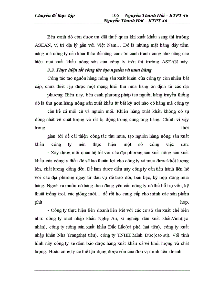 image for page Thực trạng và giải pháp đẩy mạnh xuất khẩu nông sản của công ty TNHH NN một thành viên XNK và đầu tư Hà Nội – UNIMEX HANOI sang thị trường ASEAN