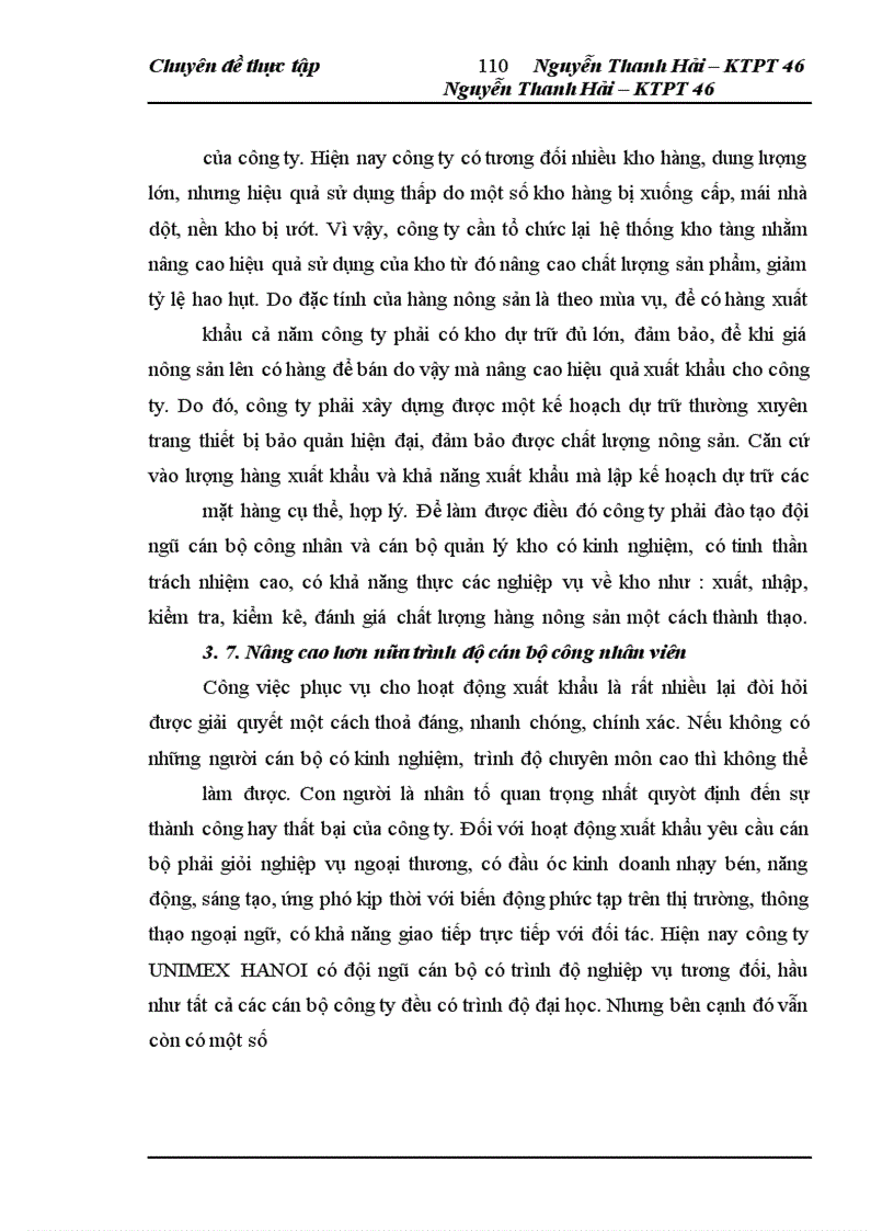 image for page Thực trạng và giải pháp đẩy mạnh xuất khẩu nông sản của công ty TNHH NN một thành viên XNK và đầu tư Hà Nội – UNIMEX HANOI sang thị trường ASEAN