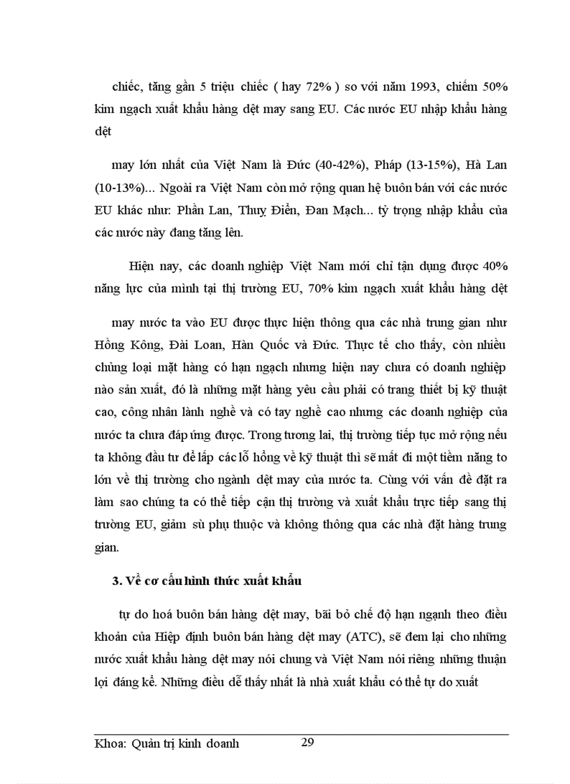 image for page Những thời cơ và thách thức khi xuất khẩu hàng may mặc sang thị trường EU của ngành dệt may Việt Nam