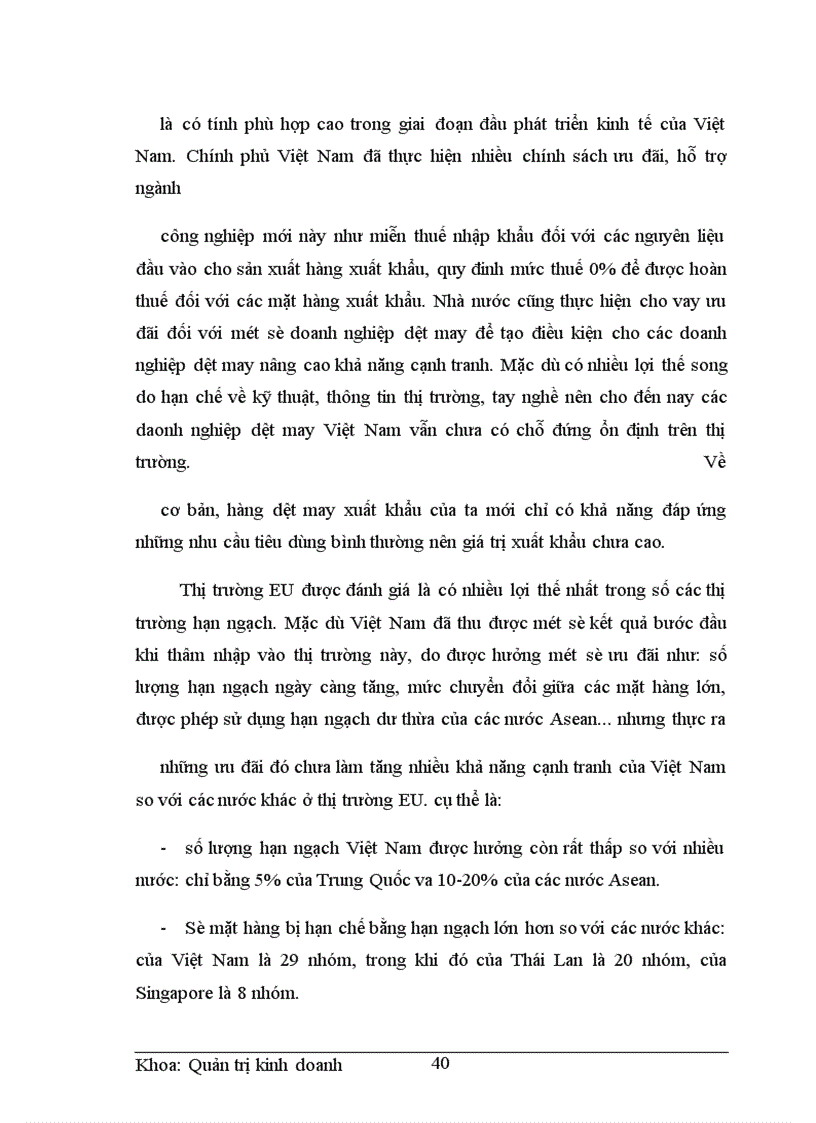 image for page Những thời cơ và thách thức khi xuất khẩu hàng may mặc sang thị trường EU của ngành dệt may Việt Nam