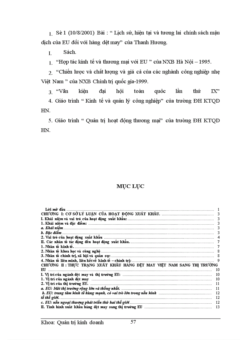 image for page Những thời cơ và thách thức khi xuất khẩu hàng may mặc sang thị trường EU của ngành dệt may Việt Nam