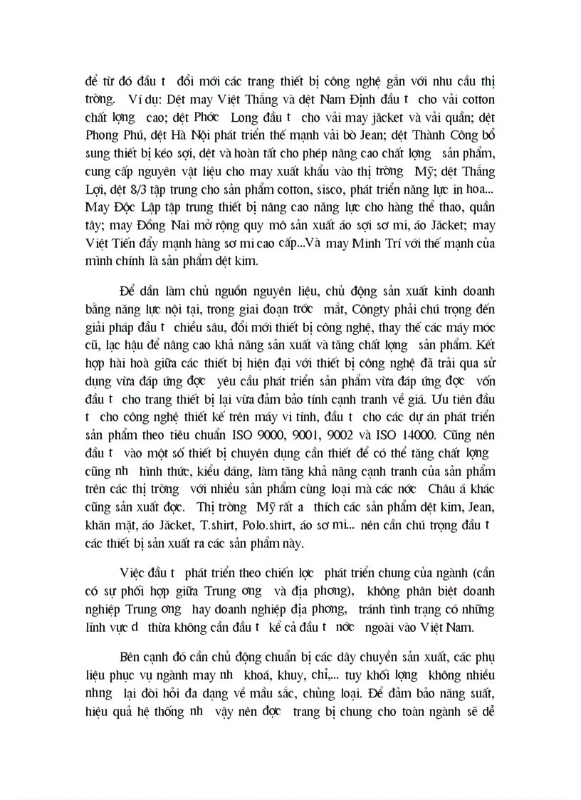 image for page Xuất khẩu ở Công ty May Minh Trí, thực trạng và giải pháp