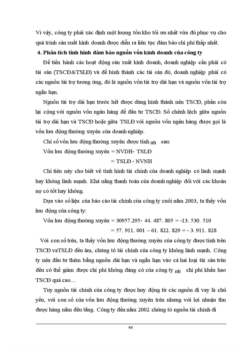 image for page Phân tích thực trạng quản lý và sử dụng nguồn tài chính tại công ty May Đáp Cầu