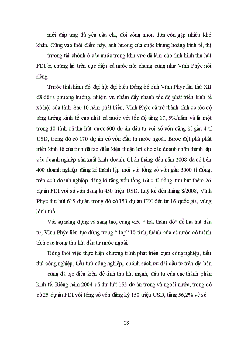 image for page Thực trạng thu hút FDI ở tỉnh Vĩnh Phúc