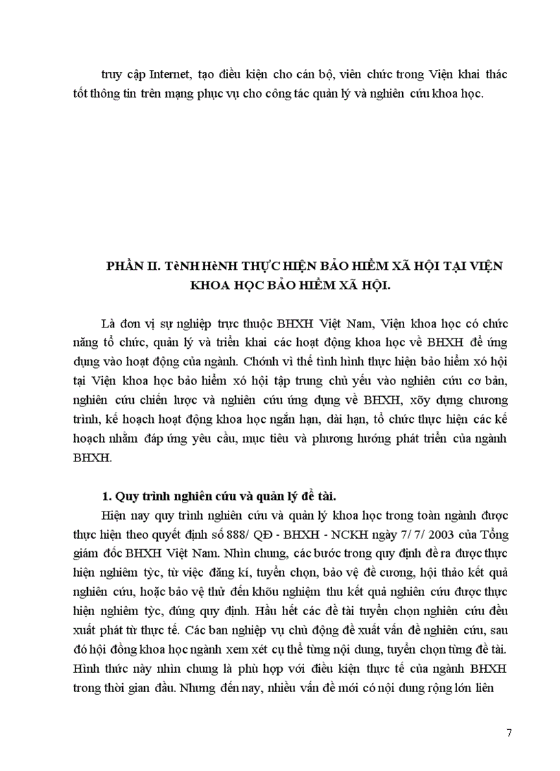 image for page Thực hiện bảo hiểm xã hội tại viện khoa học bảo hiểm xã hội.
