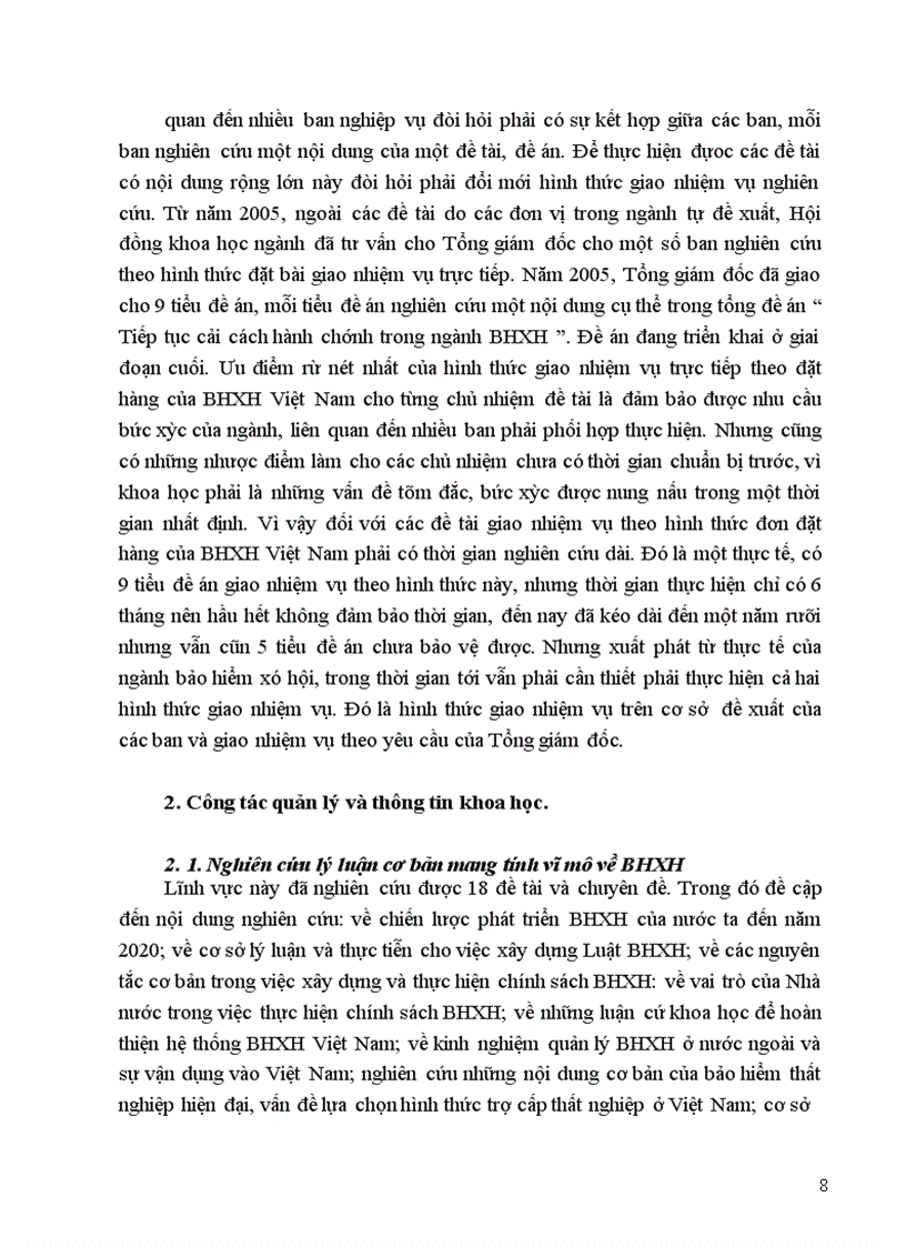 image for page Thực hiện bảo hiểm xã hội tại viện khoa học bảo hiểm xã hội.