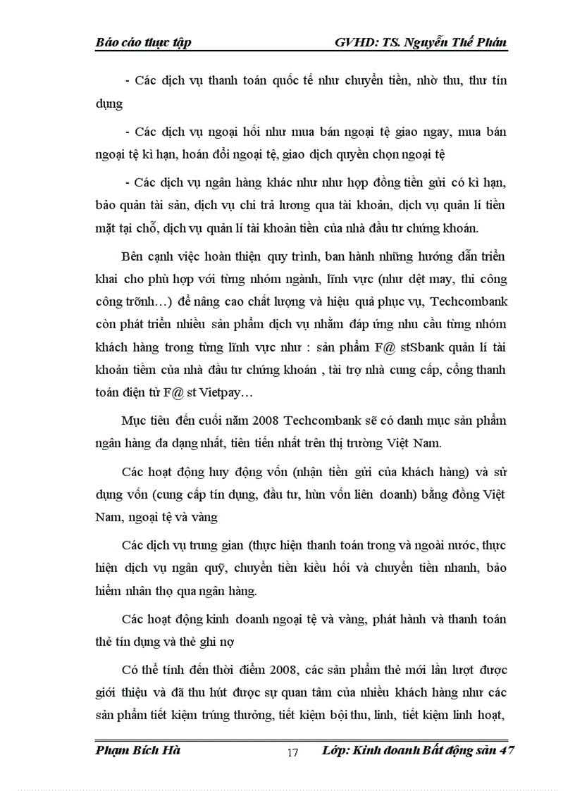 image for page Đánh giá chất lượng dịch vụ của các giao dịch viên và điểm giao dịch của Techcombank