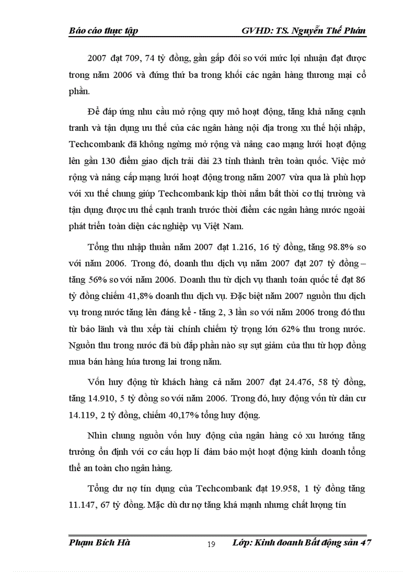 image for page Đánh giá chất lượng dịch vụ của các giao dịch viên và điểm giao dịch của Techcombank