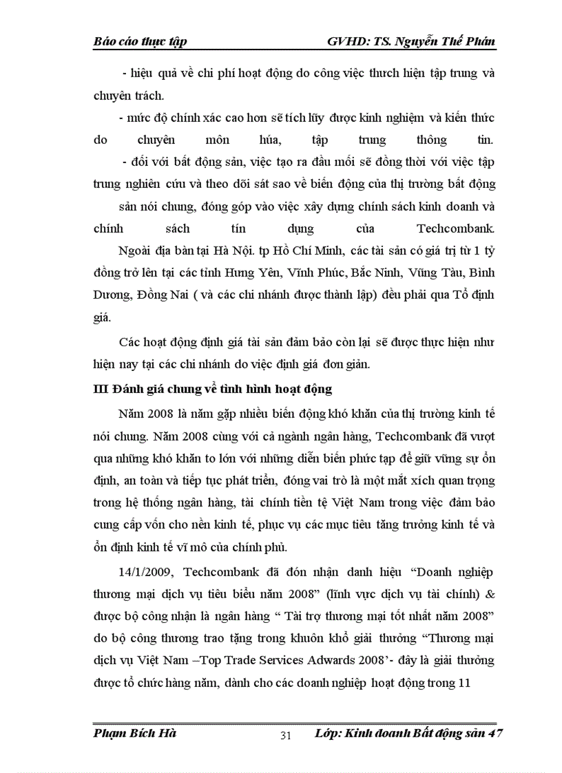 image for page Đánh giá chất lượng dịch vụ của các giao dịch viên và điểm giao dịch của Techcombank