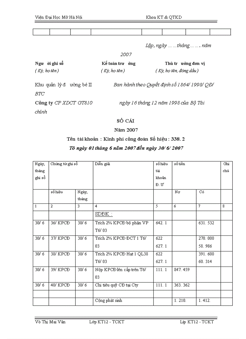 image for page Kế toán tiền lương và các khoản trích theo lương tại Công ty CP XDCT giao thông 810