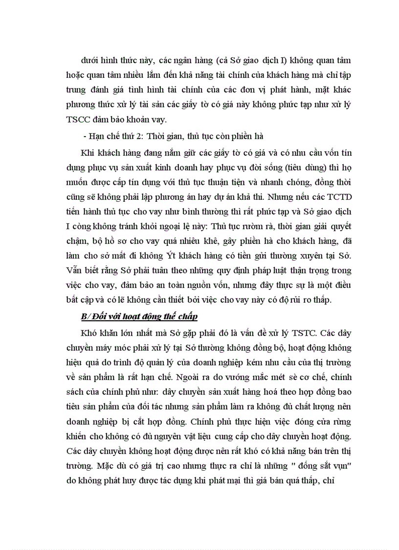image for page Nâng cao hiệu quả hoạt động bảo đảm tiền vay bằng tài sản cầm cố, thế chấp tại Sở giao dịch I - Ngân hàng công thương Việt Nam