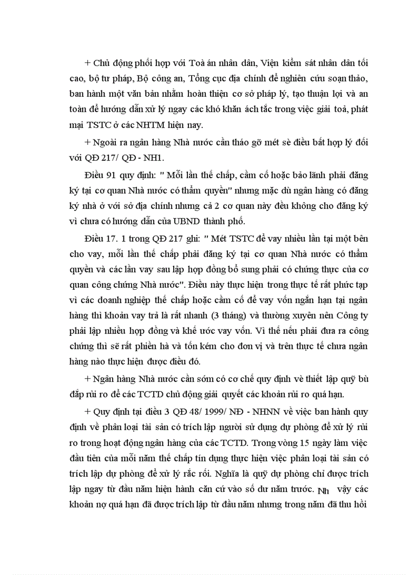 image for page Nâng cao hiệu quả hoạt động bảo đảm tiền vay bằng tài sản cầm cố, thế chấp tại Sở giao dịch I - Ngân hàng công thương Việt Nam