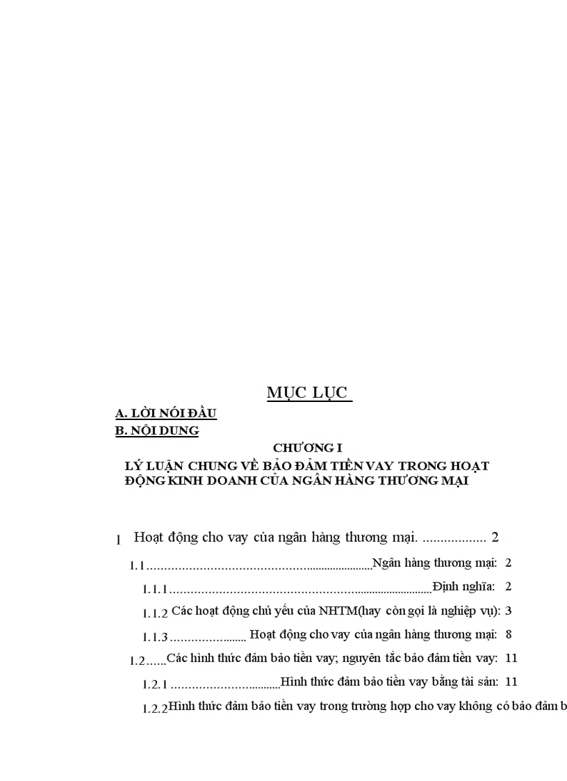 image for page Nâng cao hiệu quả hoạt động bảo đảm tiền vay bằng tài sản cầm cố, thế chấp tại Sở giao dịch I - Ngân hàng công thương Việt Nam