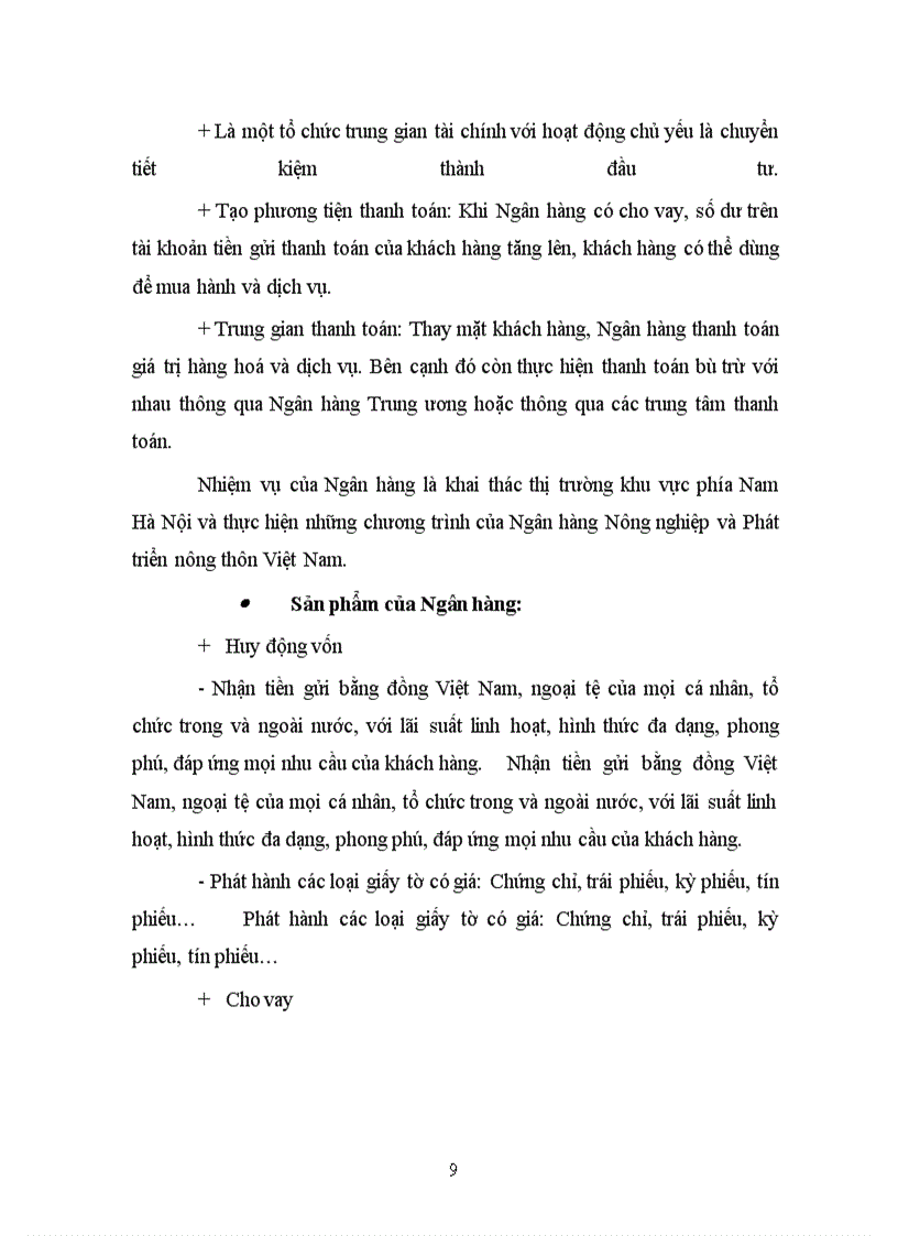 image for page Hoạt động thẩm định và giải pháp nâng cao hiệu quả thẩm định tại Chi nhánh Ngân hàng Nông nghiệp và Phát triển nông thôn Nam Hà Nội