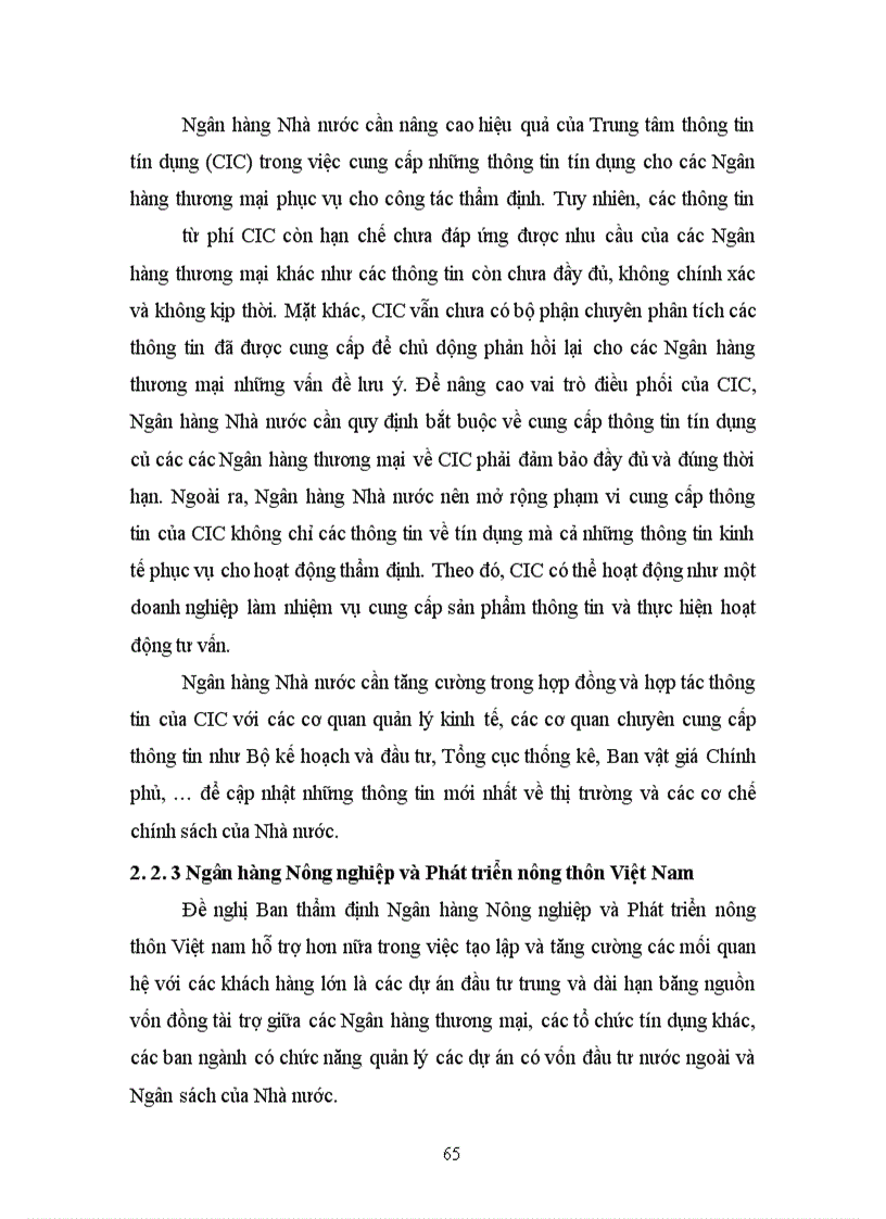 image for page Hoạt động thẩm định và giải pháp nâng cao hiệu quả thẩm định tại Chi nhánh Ngân hàng Nông nghiệp và Phát triển nông thôn Nam Hà Nội