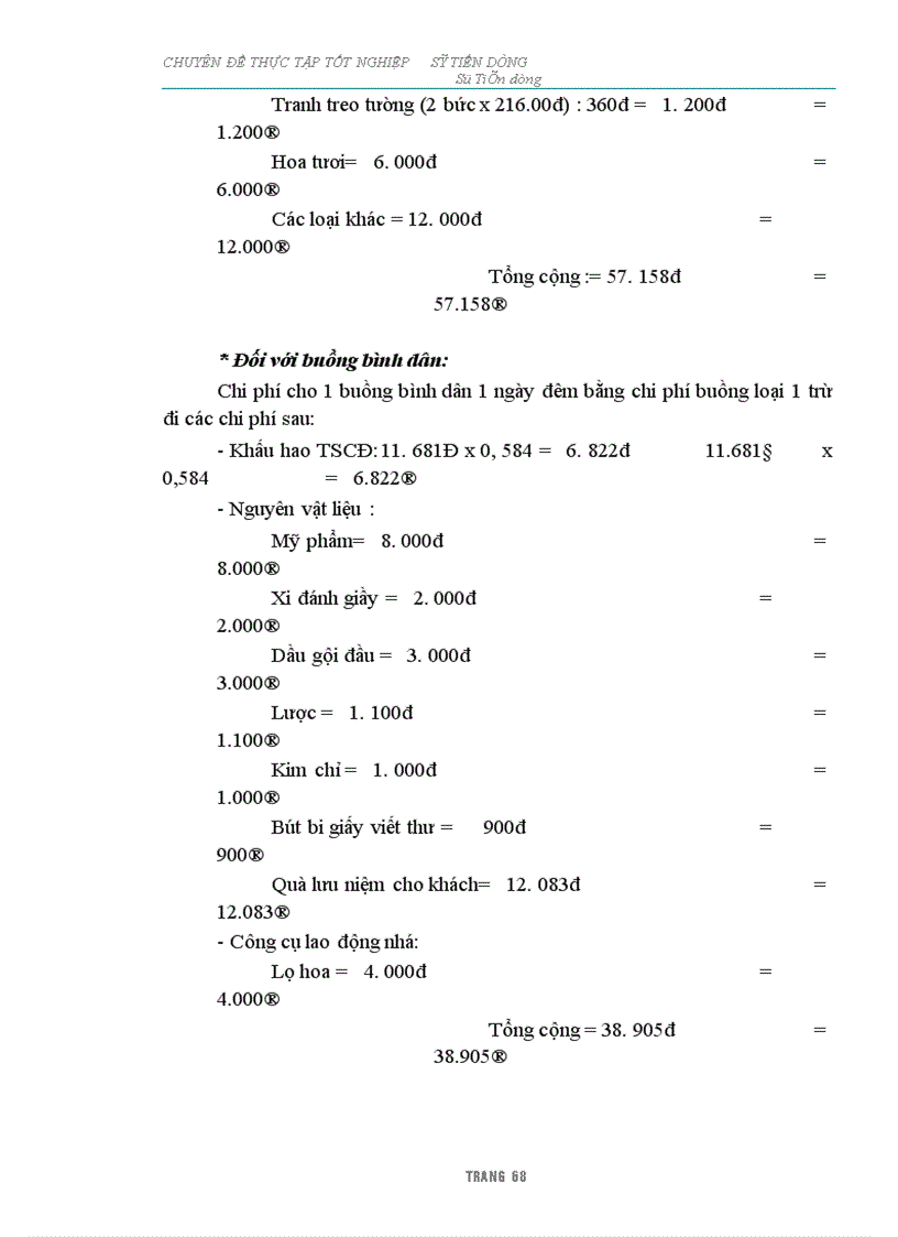 image for page Tổ chức công tác kế toán tập hợp chi phí và tính giá thành kinh doanh buồng ngủ ở Công ty khách sạn Du lịch Kim Liên