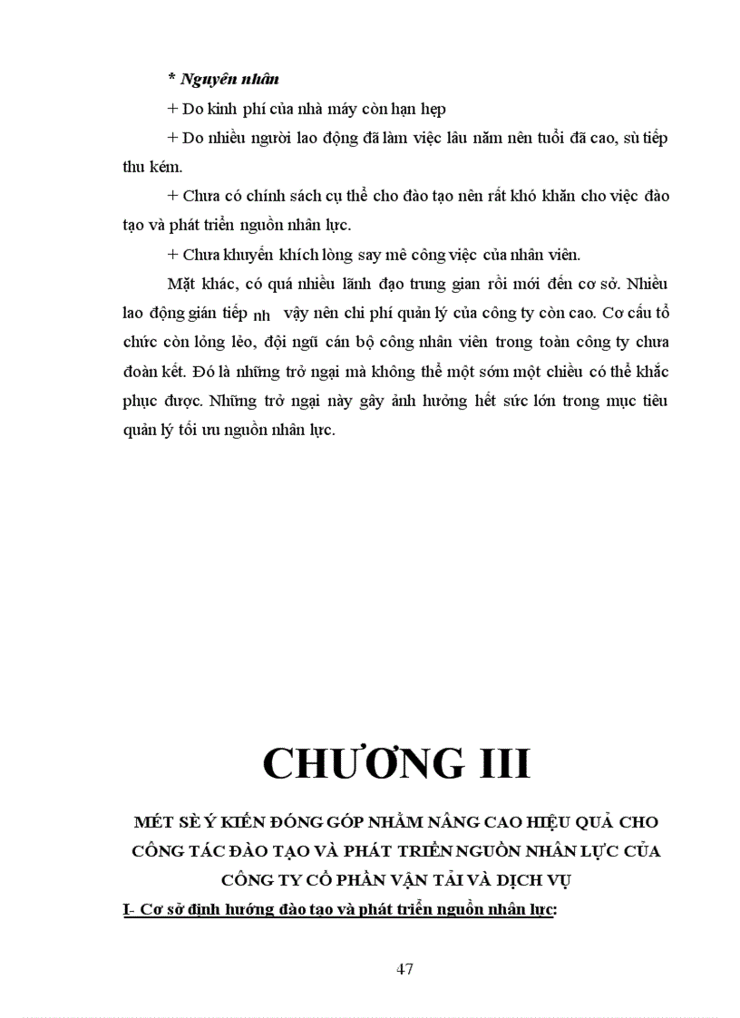 image for page Một số biện pháp nhằm nâng cào hiệu quả công tác đào tạo và phát triển nguồn nhân lực ở công ty Cổ Phần Vận Tải và Dịch Vụ