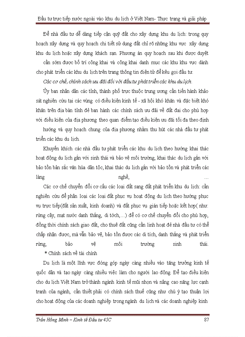 image for page Đầu tư trực tiếp nước ngoài vào khu du lịch ở Việt Nam- Thực trạng và giải pháp