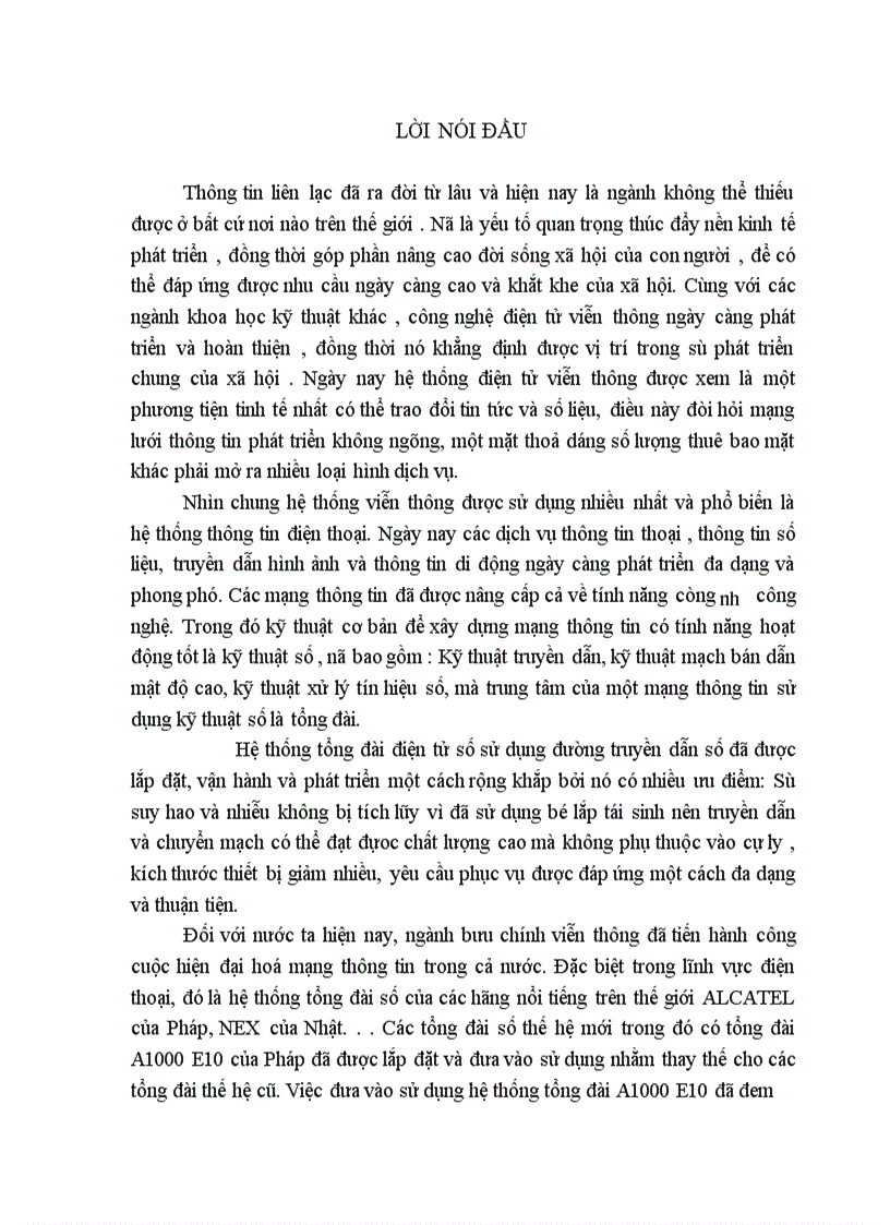 image for page Tổng quan về tổng đài SPC và tổng đài ALCATEL 1000 E10