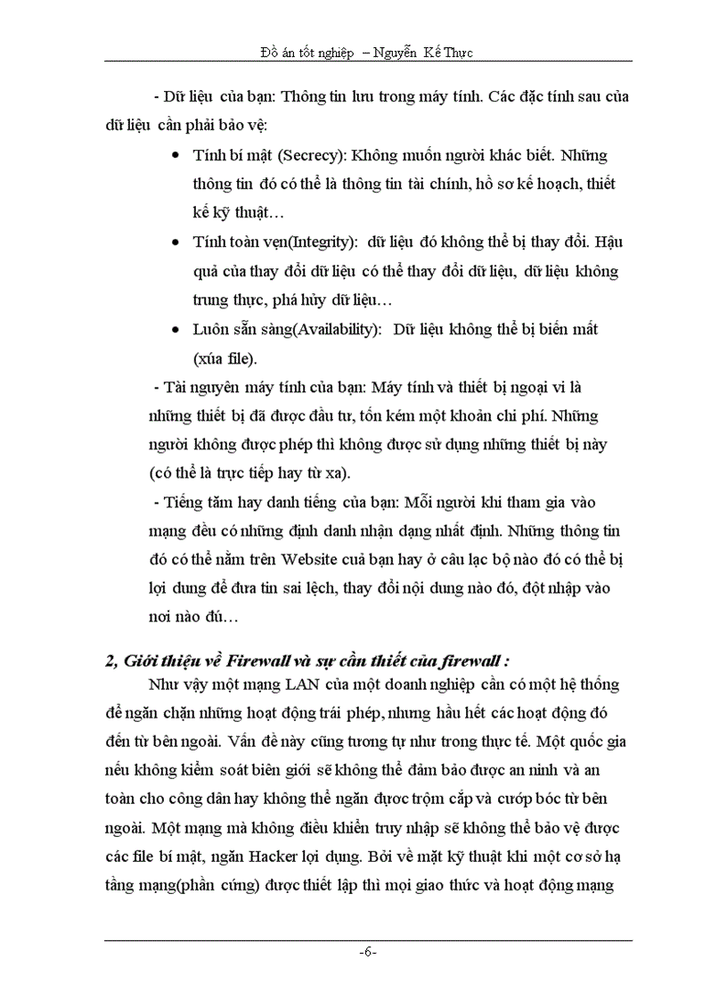 image for page Giới Thiệu Về An Ninh Mạng (Network Security) và Firewall