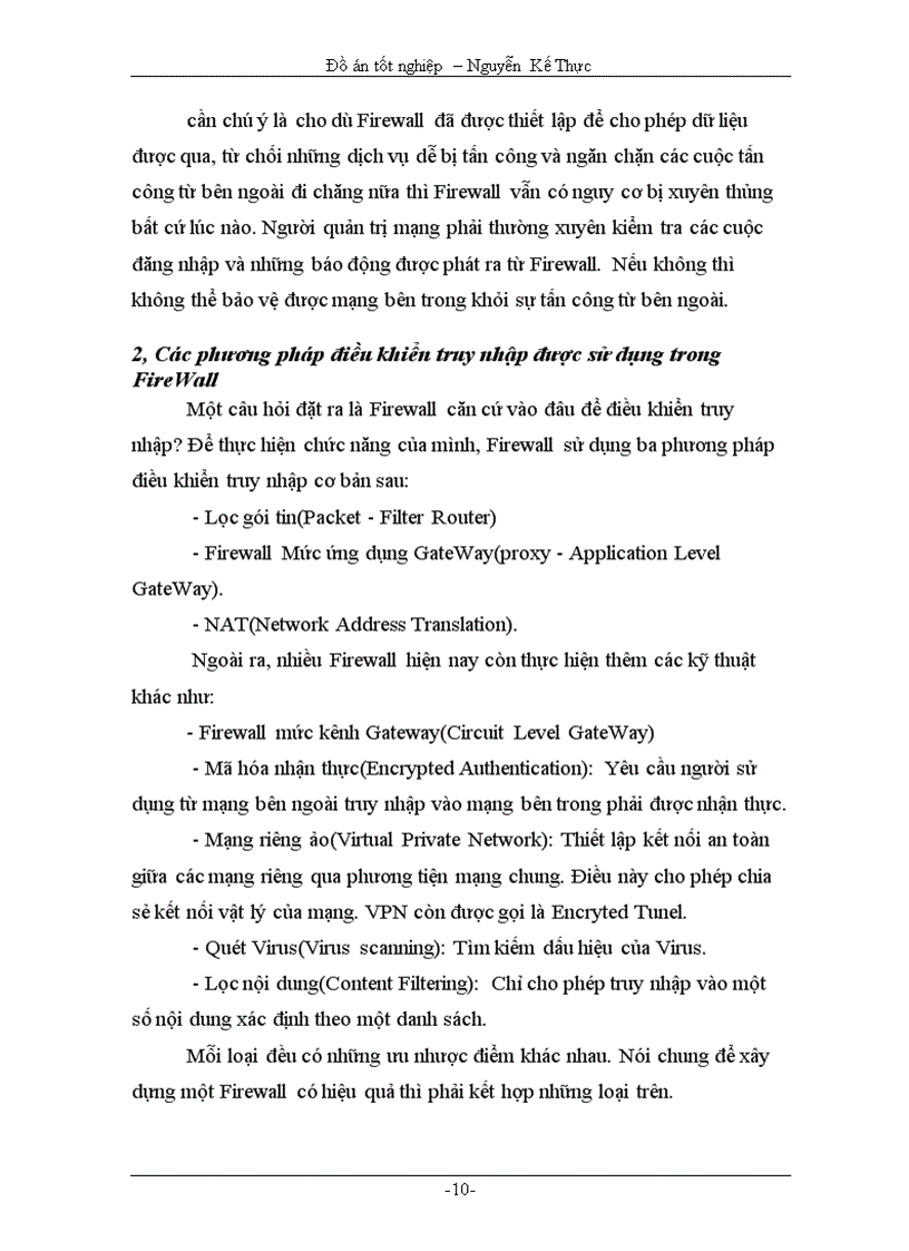 image for page Giới Thiệu Về An Ninh Mạng (Network Security) và Firewall