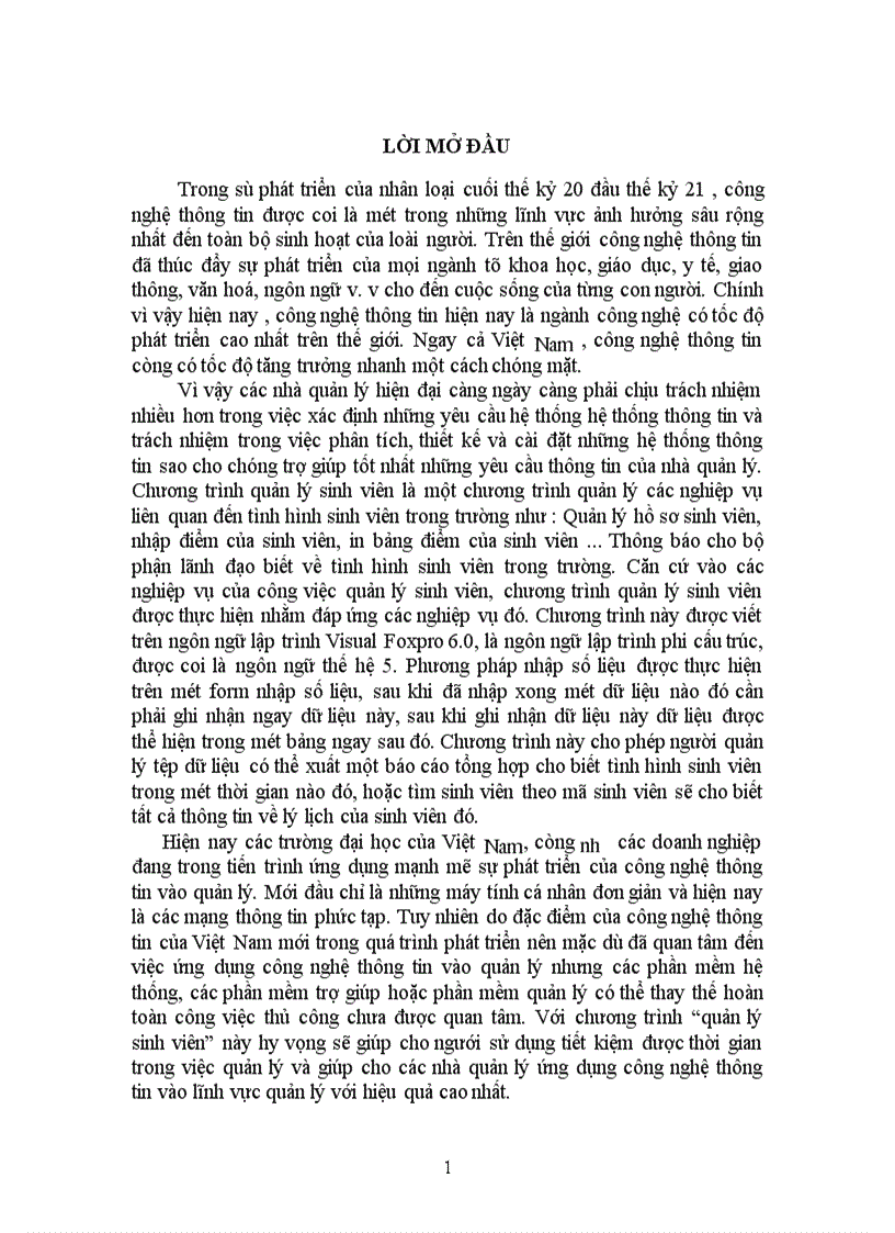 image for page Chương trình quản lý sinh viên