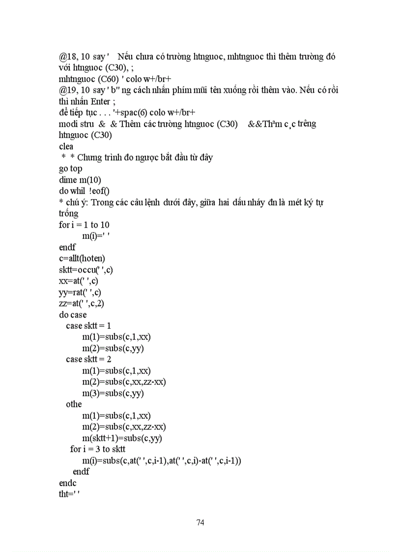 image for page Chương trình quản lý sinh viên