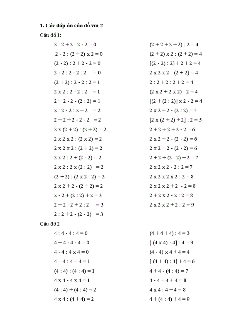 image for page Một số trò chơi toán học