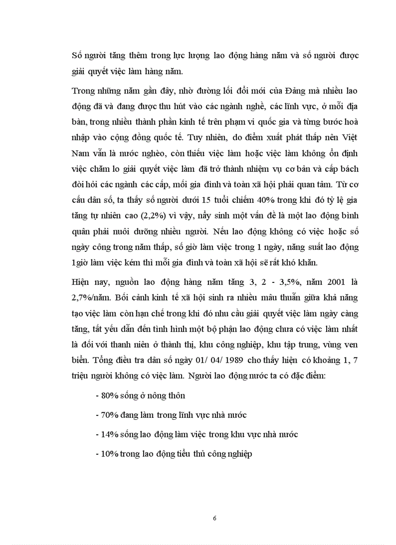 image for page Một số quan điểm về vấn đề thất nghiệp và việc làm của Việt Nam.